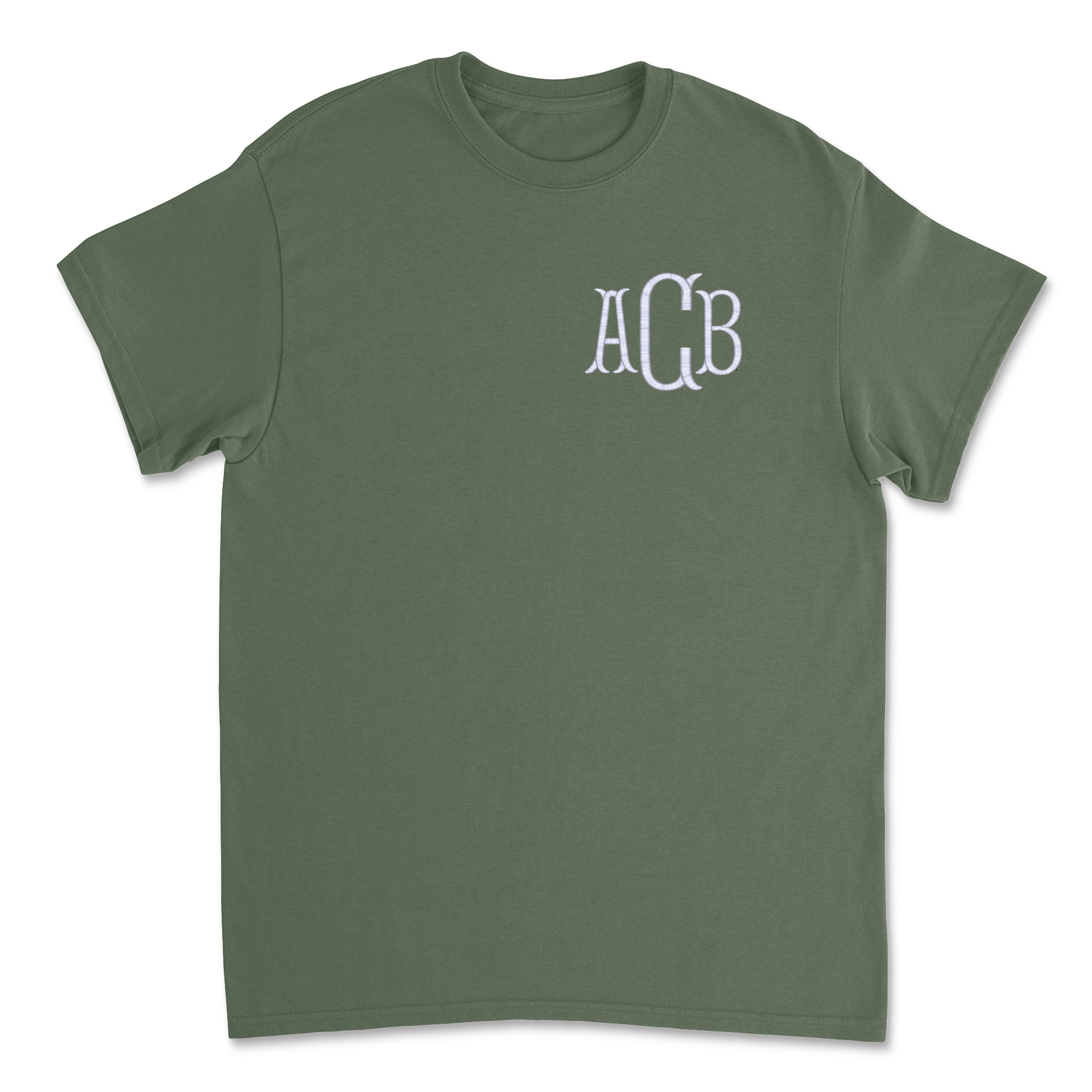 Monogrammed Short Sleeve T-Shirts