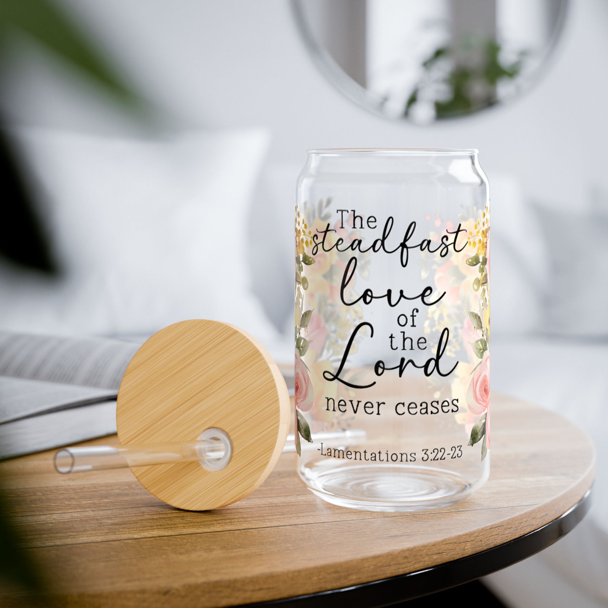 Love Of The Lord 16oz Glass Can