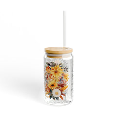 The Lord Is A Strong Tower 16oz Glass Can