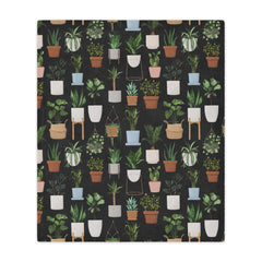 Planted Pages Minky Blanket