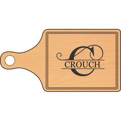 Personalized Split Initial Wooden Cutting Board