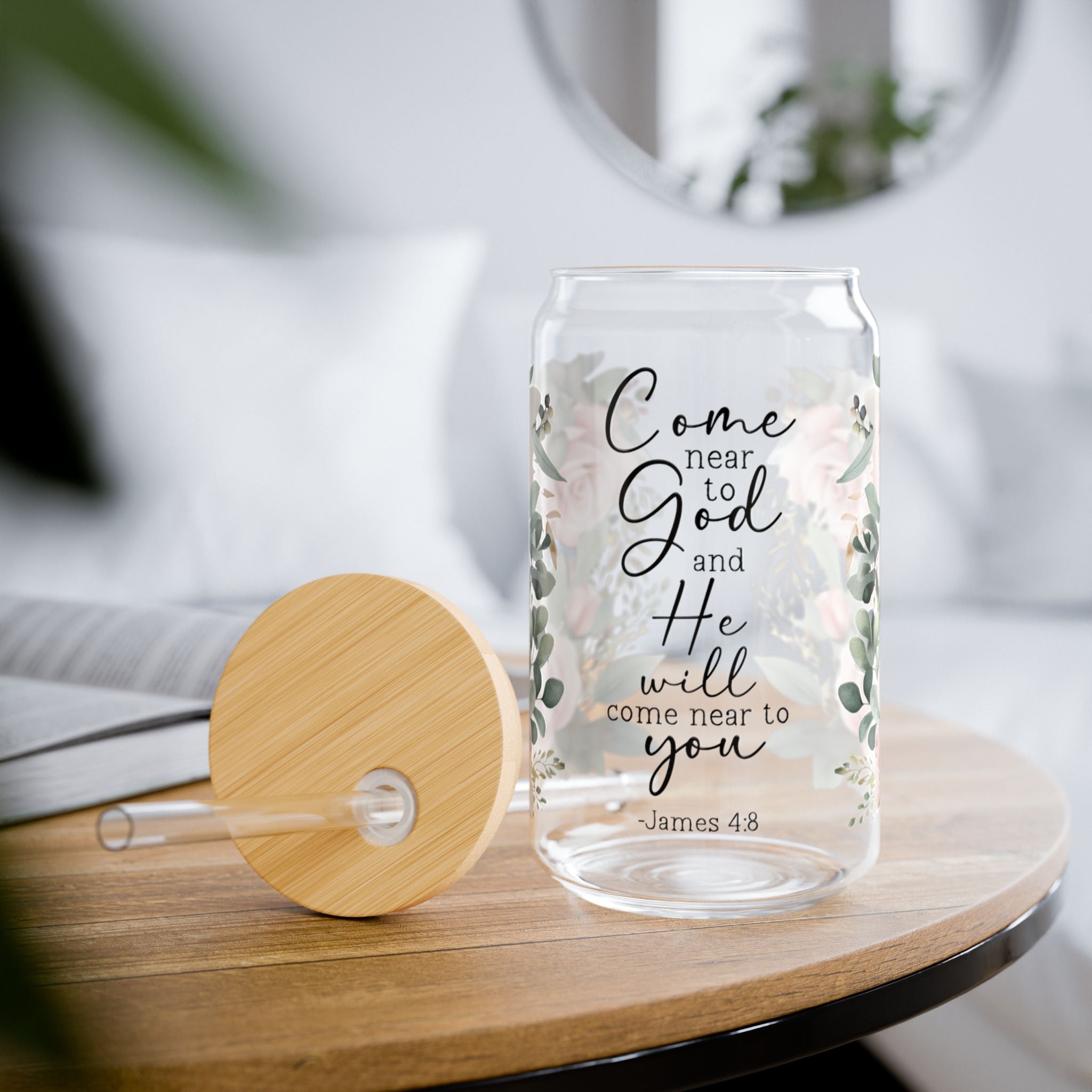 Come Near To God 16oz Glass Can