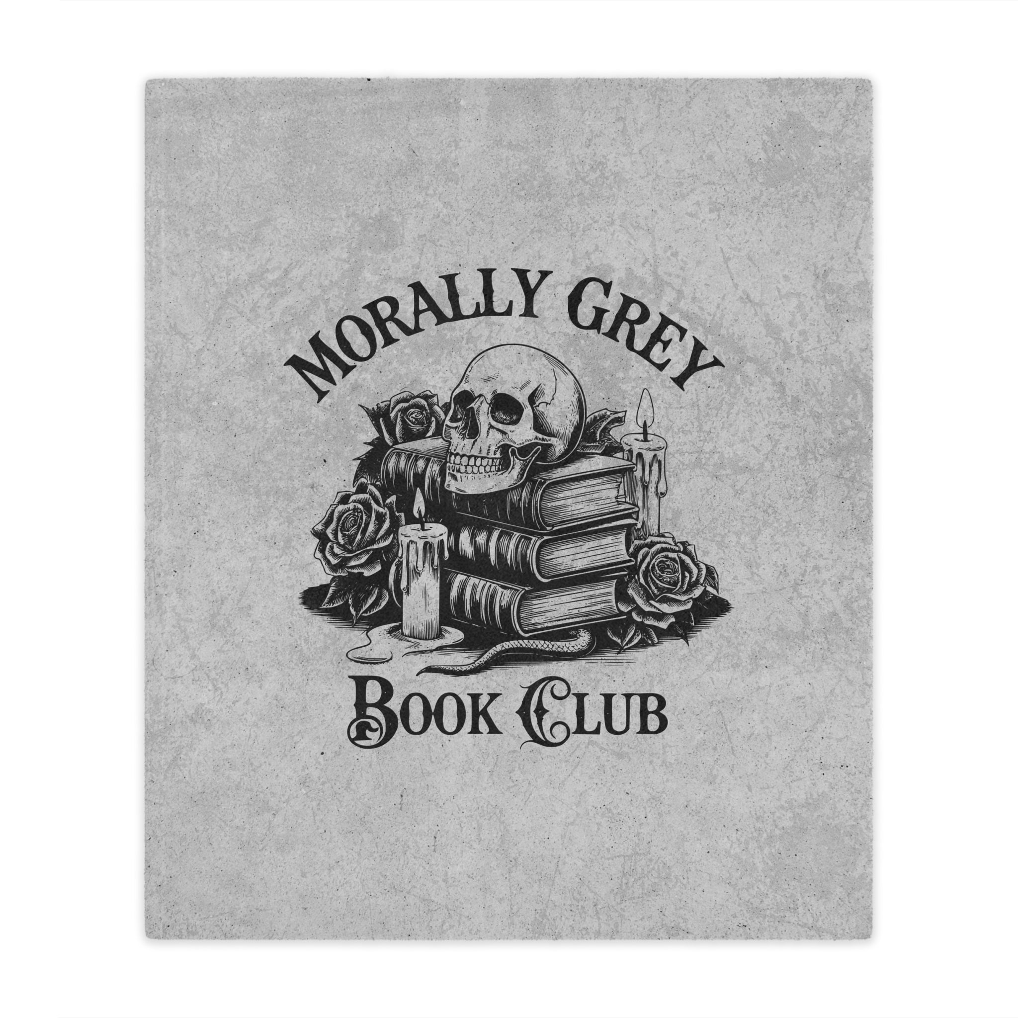 Morally Grey Book Club Minky Blanket
