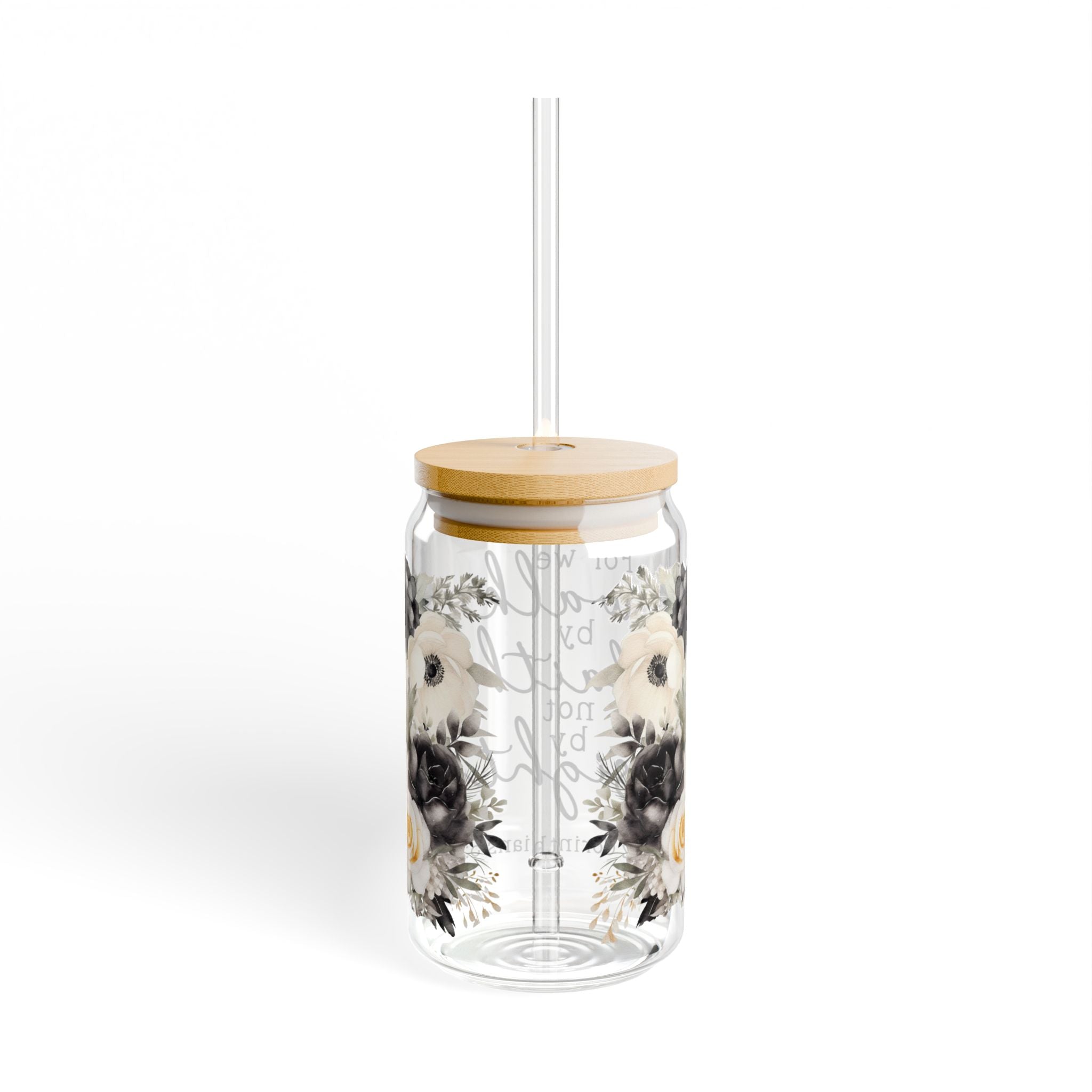 Walk By Faith 16oz Glass Can