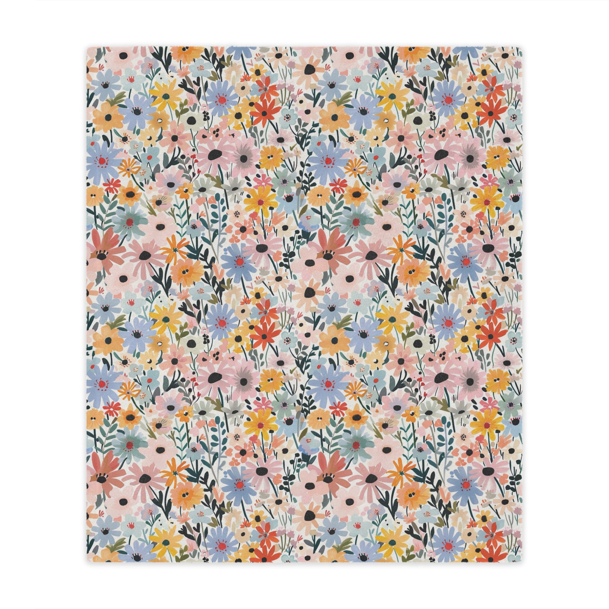 Floral Fantasy Minky Blanket