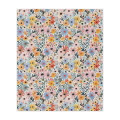 Floral Fantasy Minky Blanket