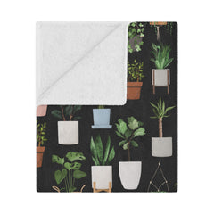 Planted Pages Minky Blanket