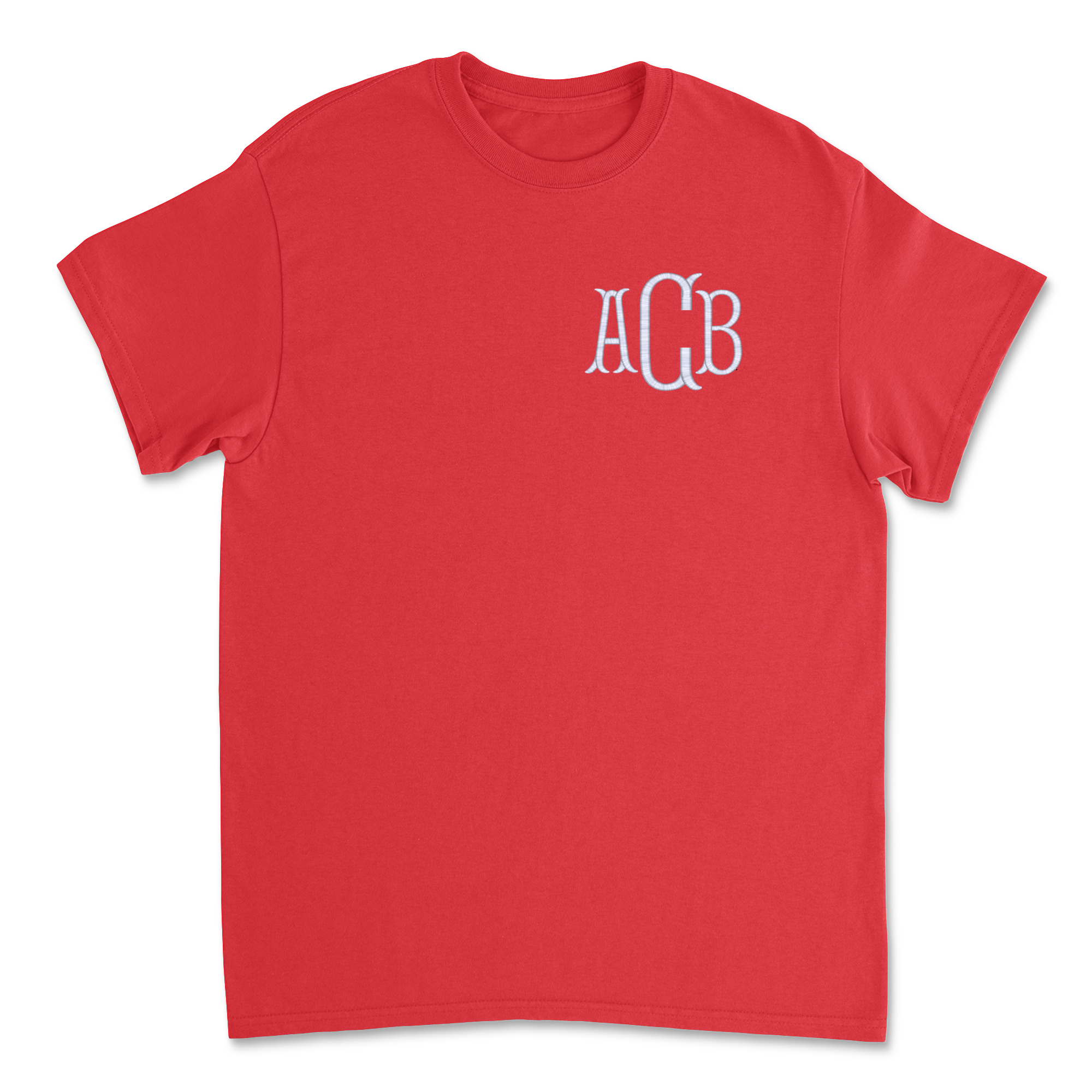 Monogrammed Short Sleeve T-Shirts