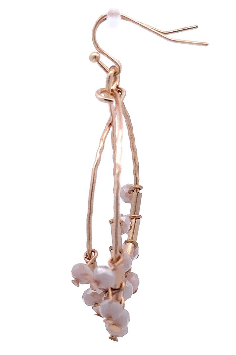 Pink Bead Earrings