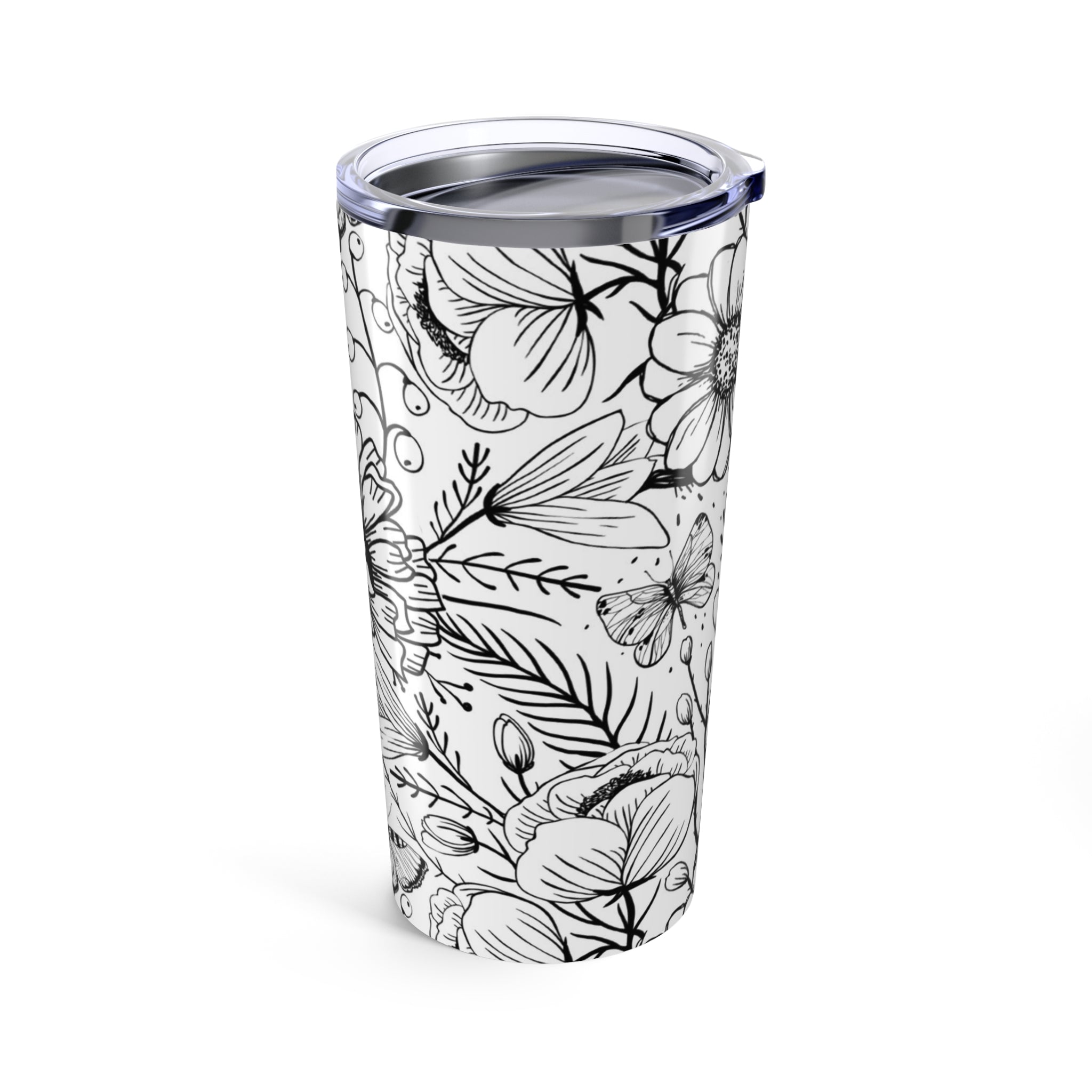 Noir Botanical Tumbler 20oz