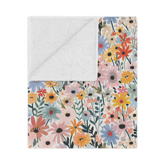 Floral Fantasy Minky Blanket