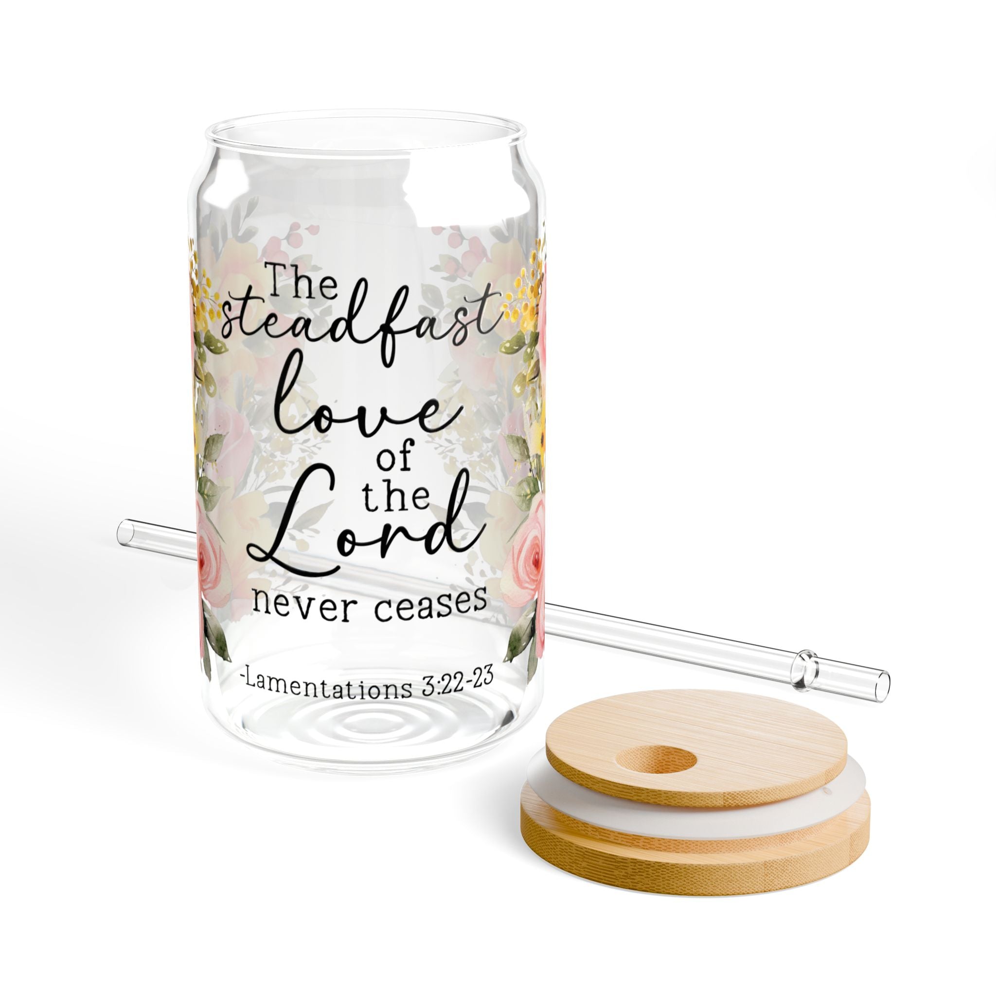 Love Of The Lord 16oz Glass Can