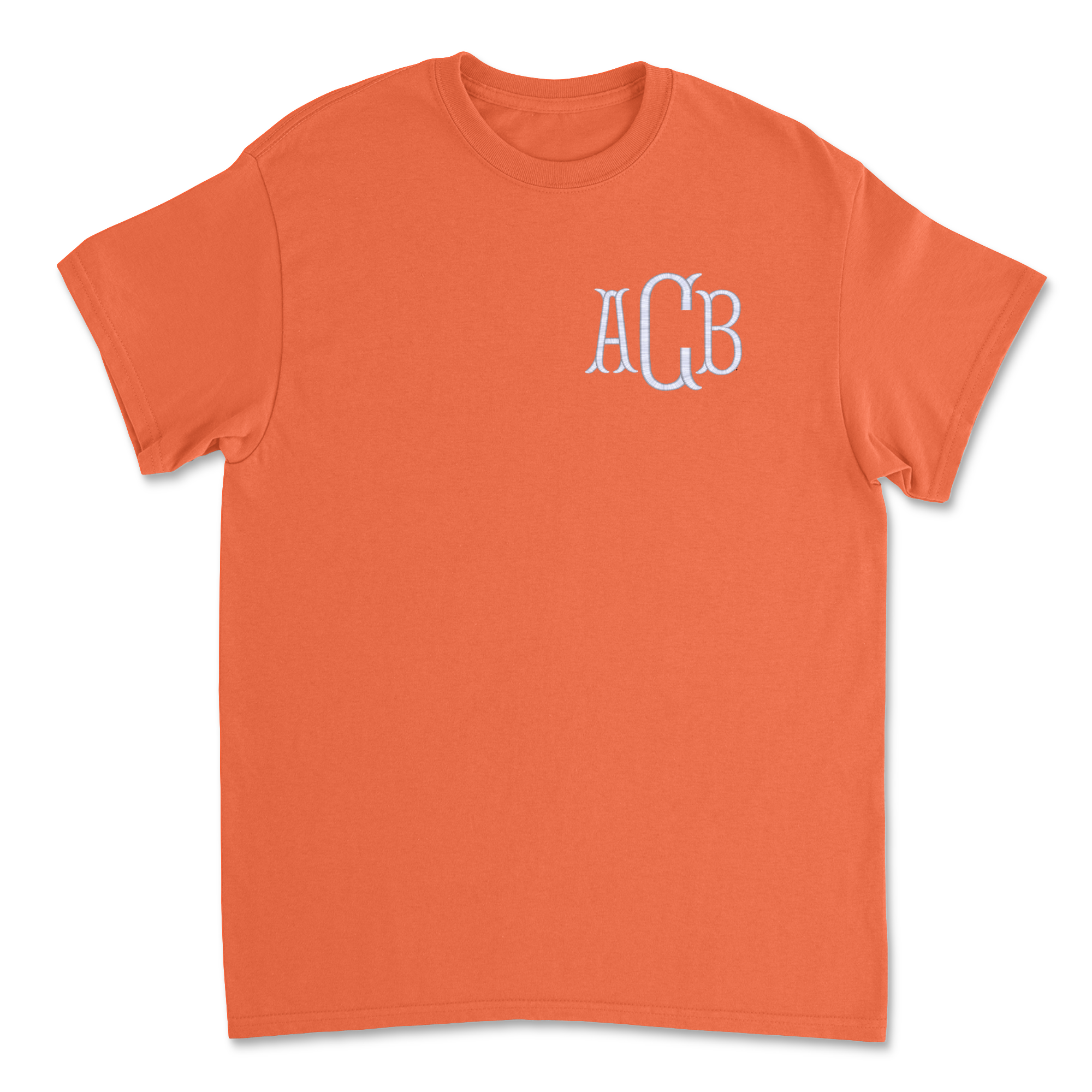Monogrammed Short Sleeve T-Shirts