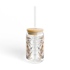 God Is My Rock 16oz Glass Can