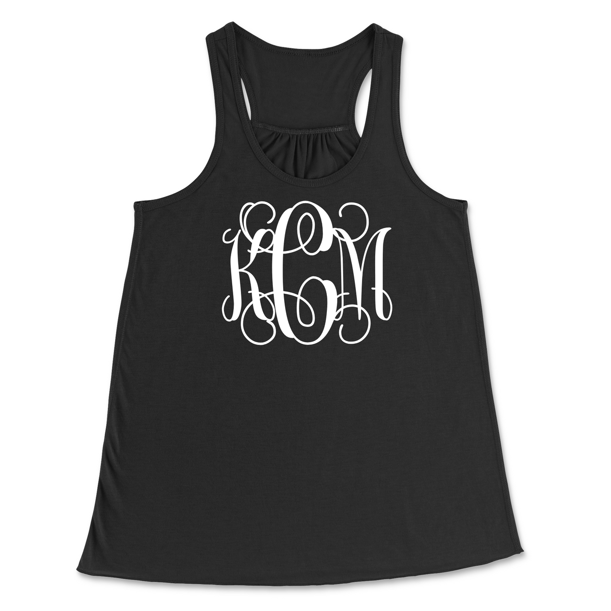 Monogrammed Flowy Tank Top