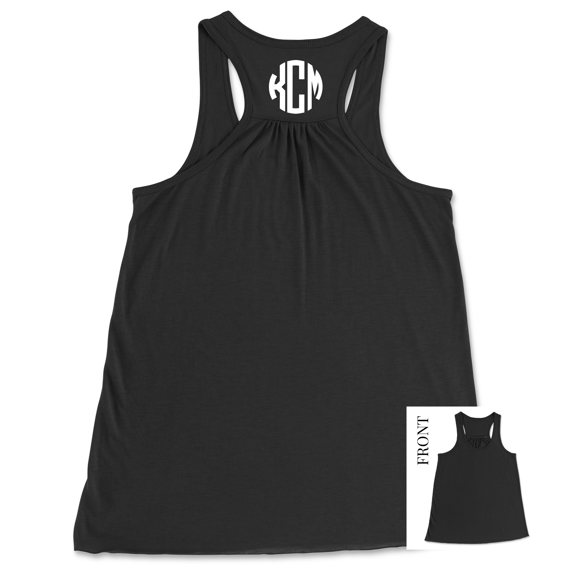 Monogrammed Flowy Tank Top