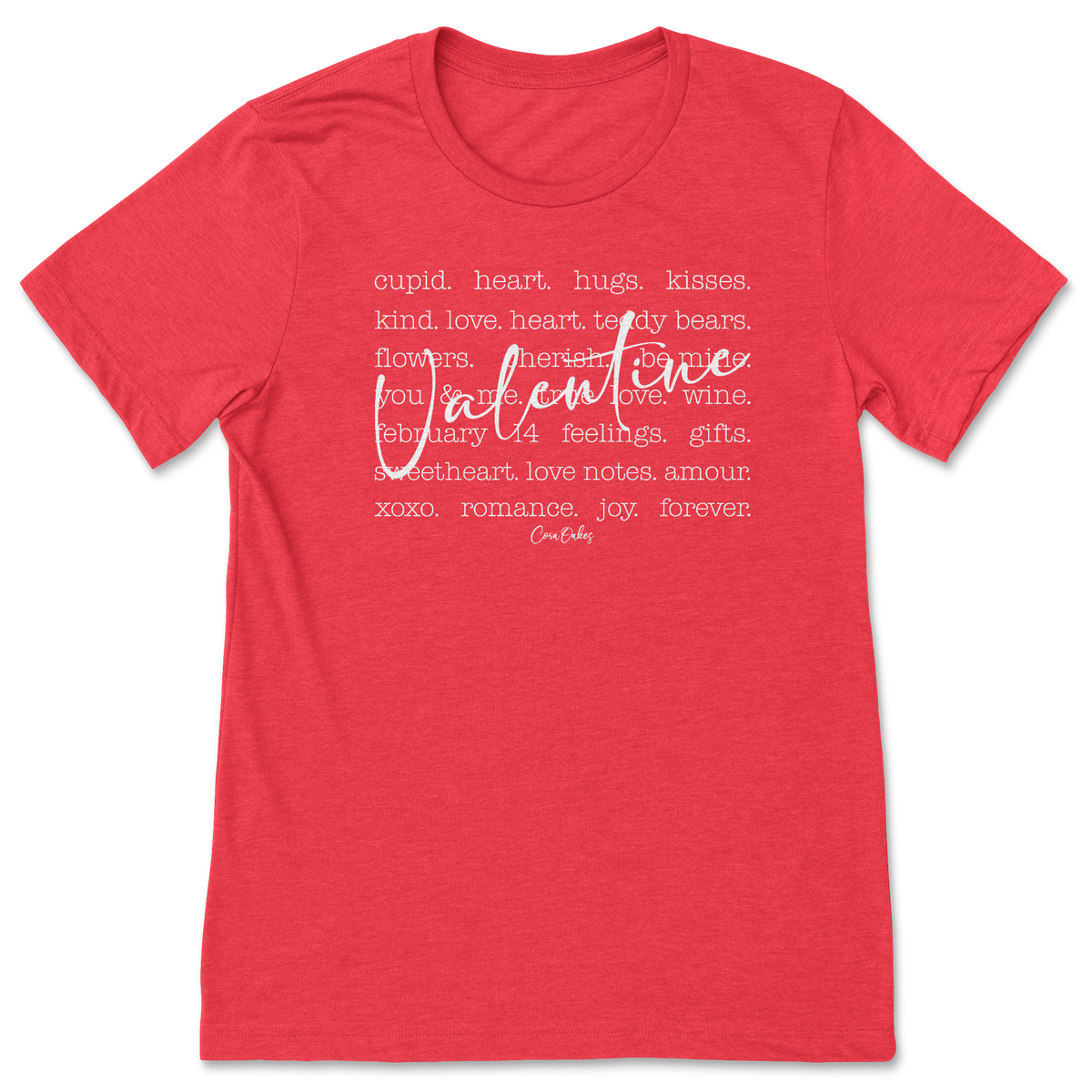 Valentine Words T-Shirt