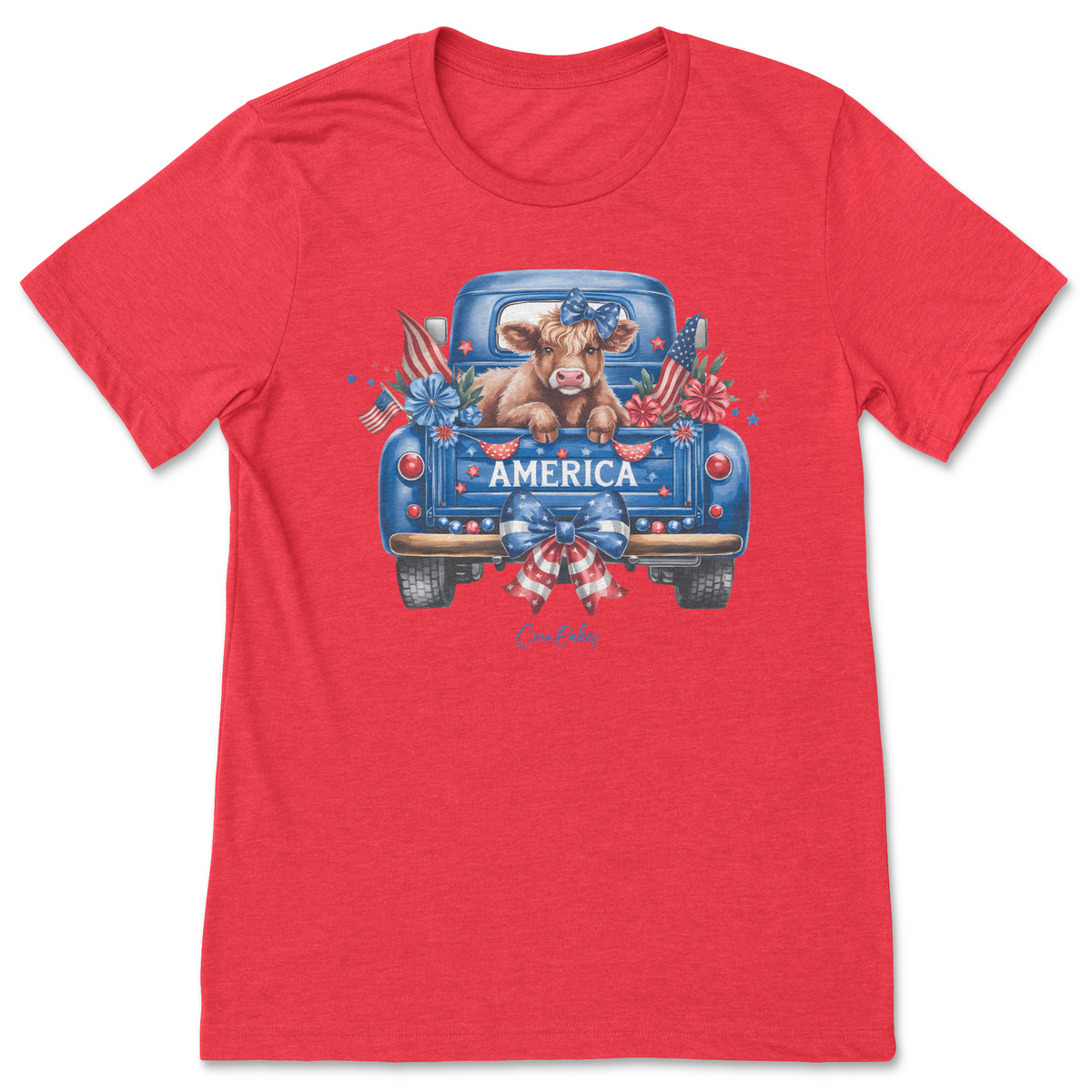 America Highland Cow T-Shirt