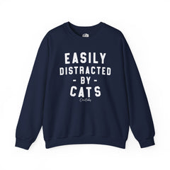 Easily Distracted By Cats Sweatshirt