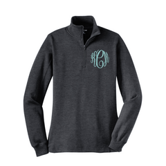Monogrammed 1/4 Zip Pullover