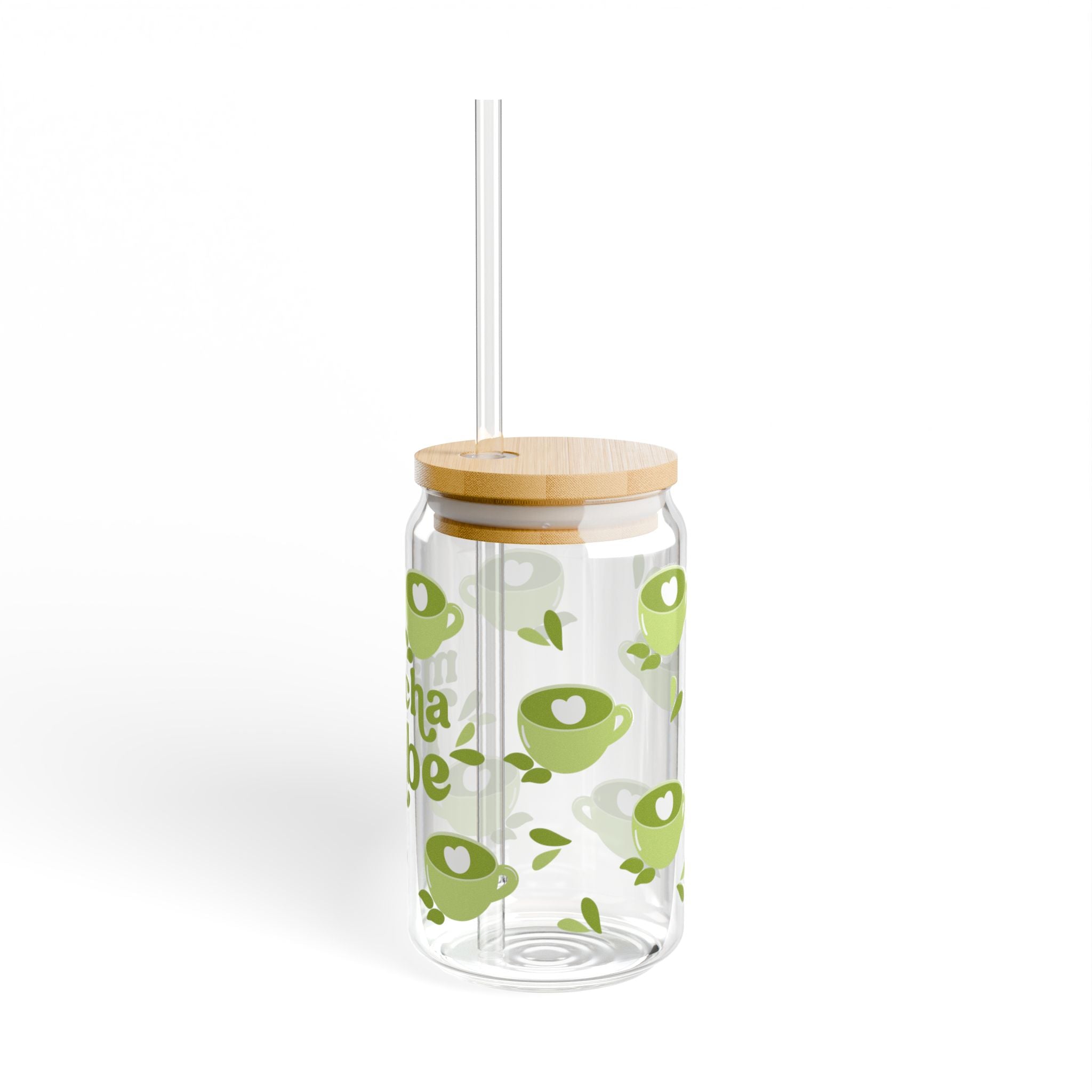 Matcha Babe 16oz Glass Can