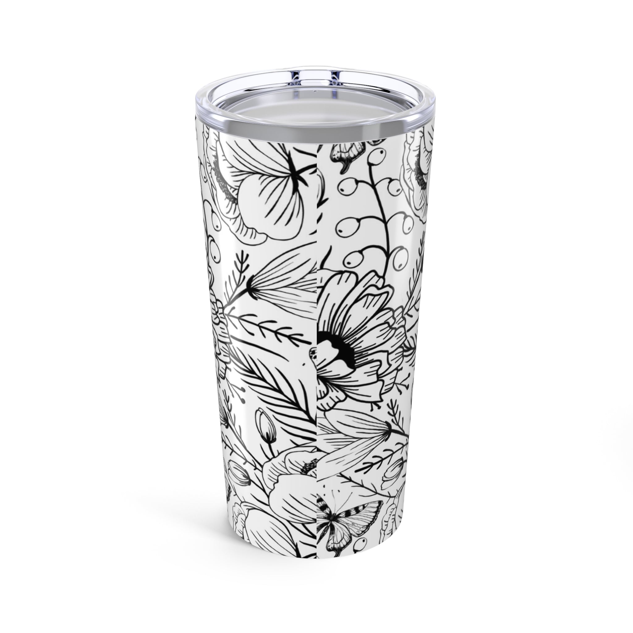 Noir Botanical Tumbler 20oz