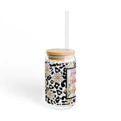 Empowered Unstoppable Grateful 16oz Glass Can