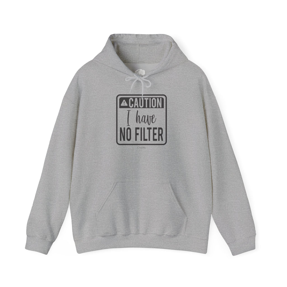 Caution I Have No Filter Hoodie
