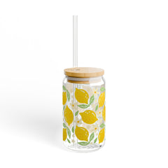Lemons 16oz Glass Can