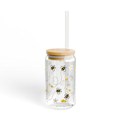 Bumblebee 16oz Glass Can