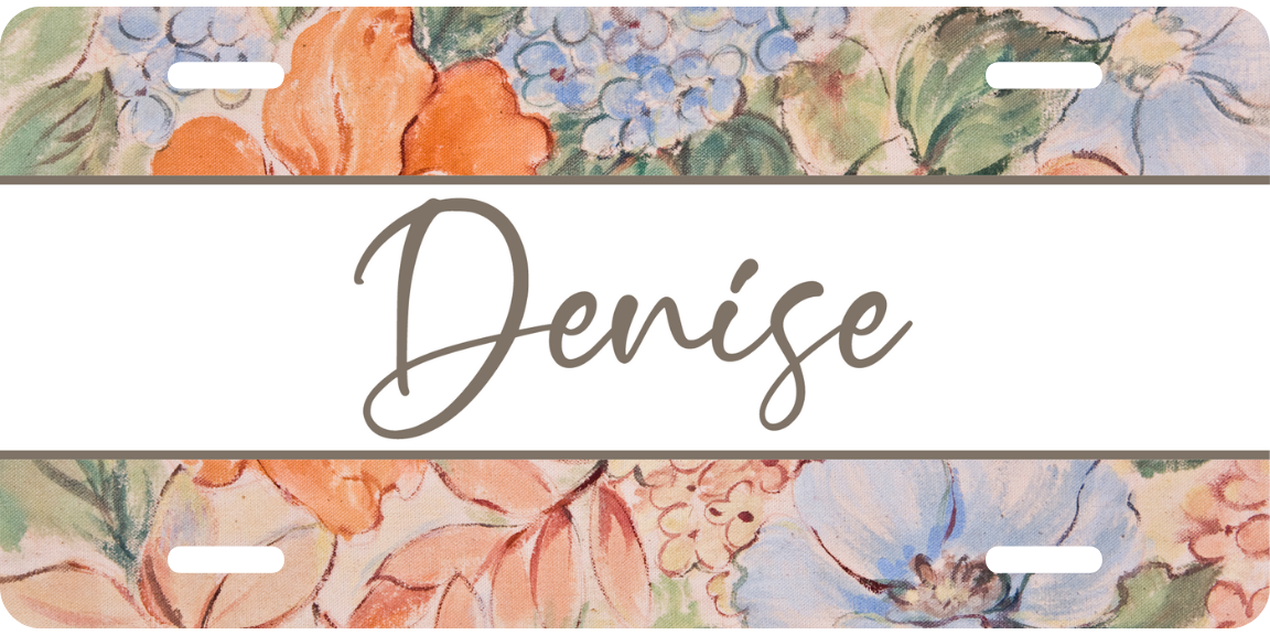 Personalized License Plate - Denise