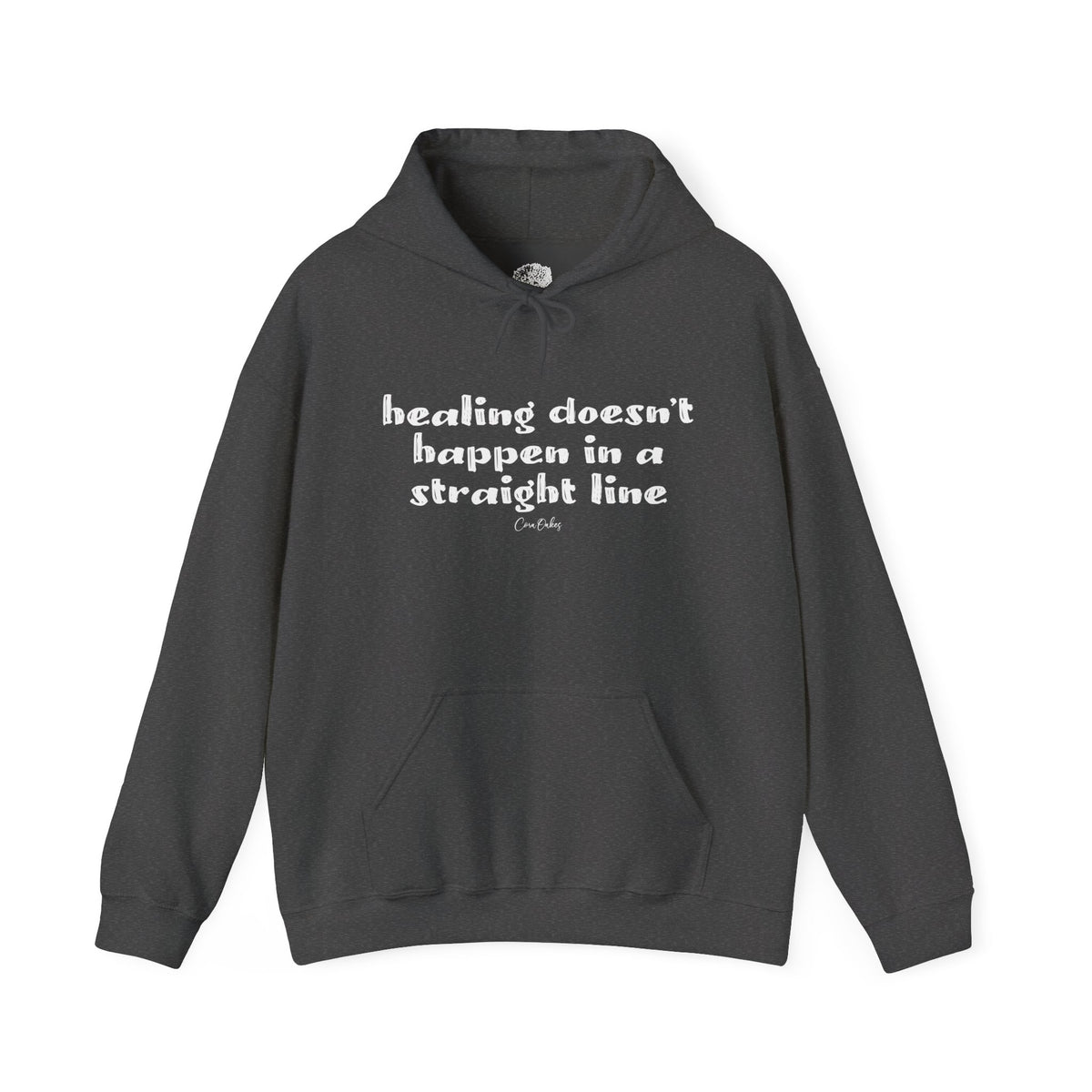 Healing Doesn't Happen In A Straight Line Hoodie