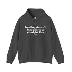 Healing Doesn't Happen In A Straight Line Hoodie