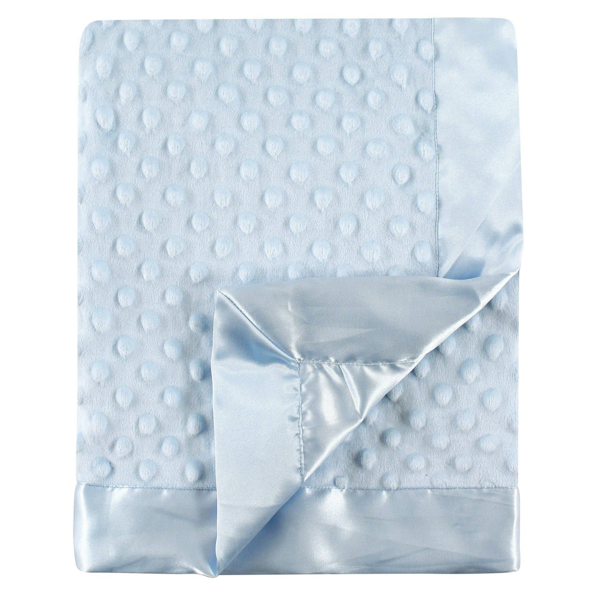 Monogrammed Plush Minky Blanket | Blue