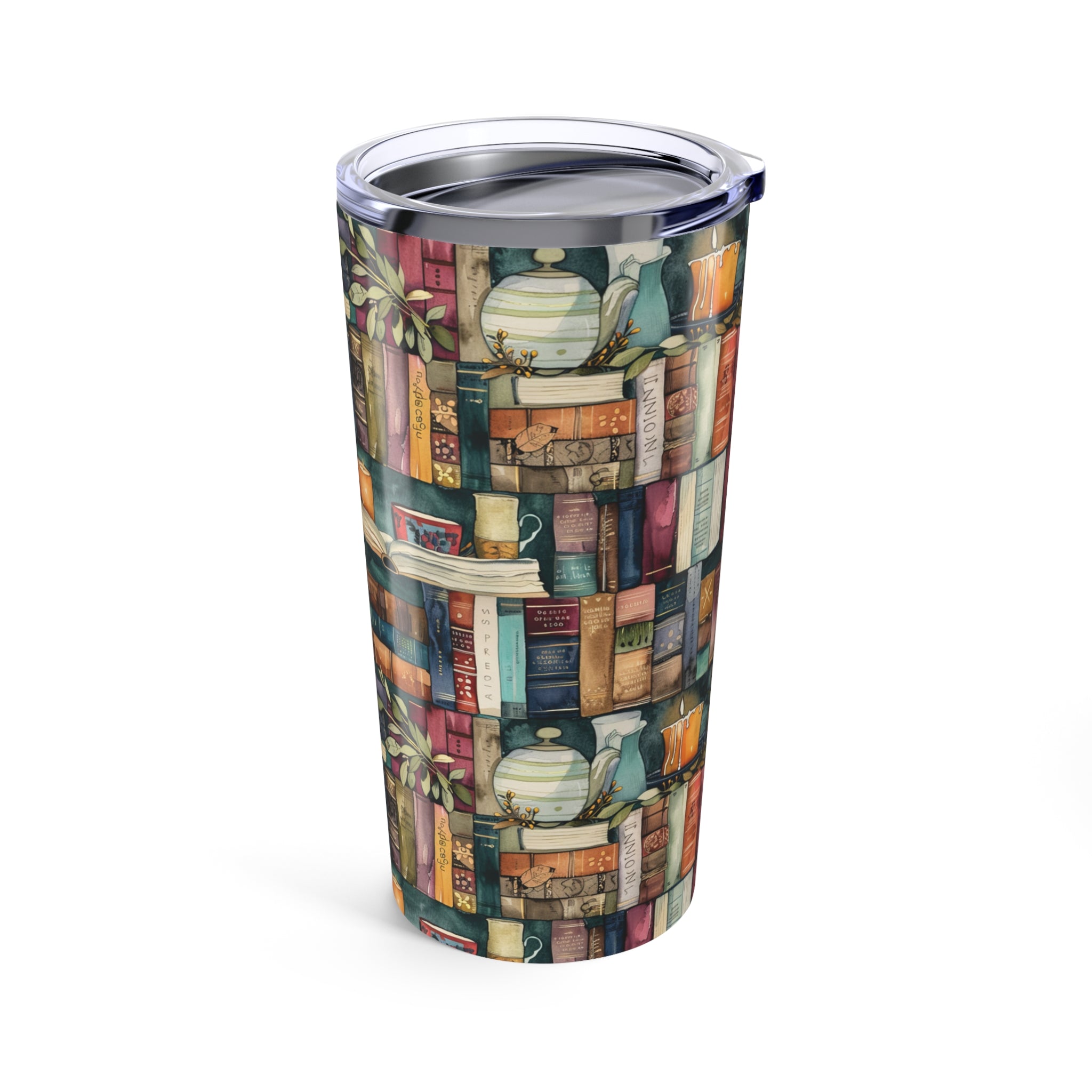 Watercolor Library Tumbler 20oz