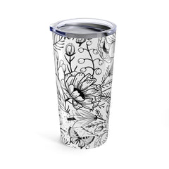 Noir Botanical Tumbler 20oz