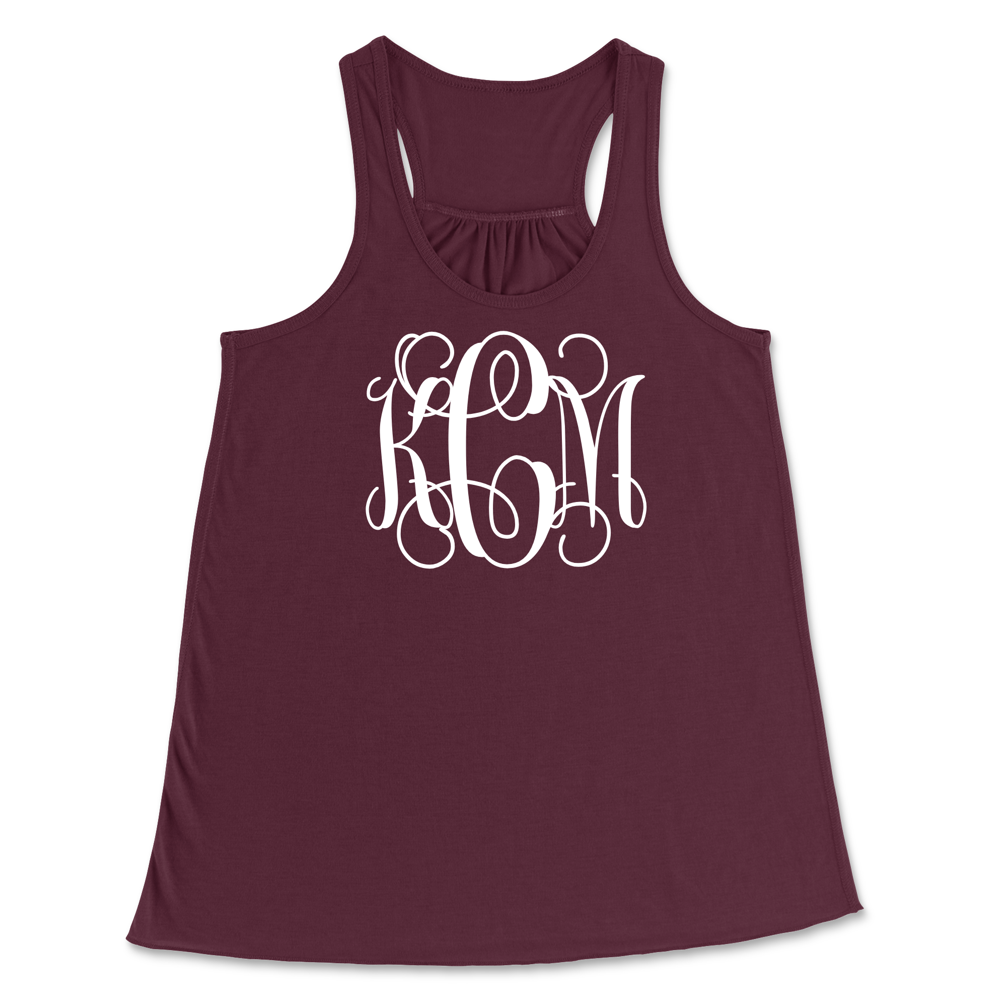 Monogrammed Flowy Tank Top