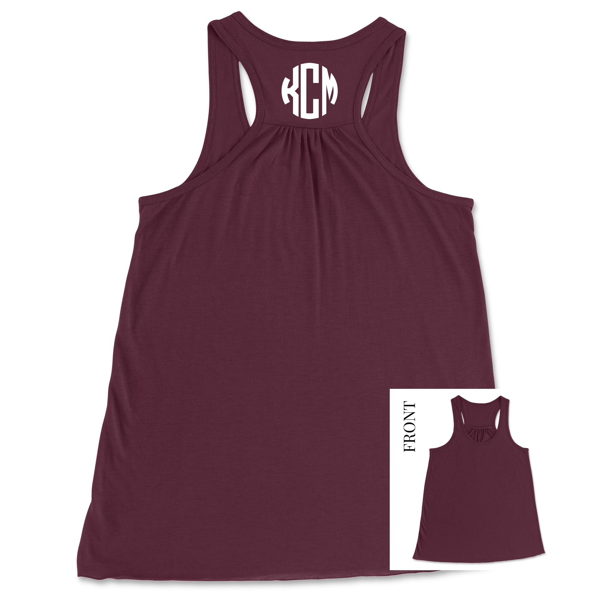Monogrammed Flowy Tank Top