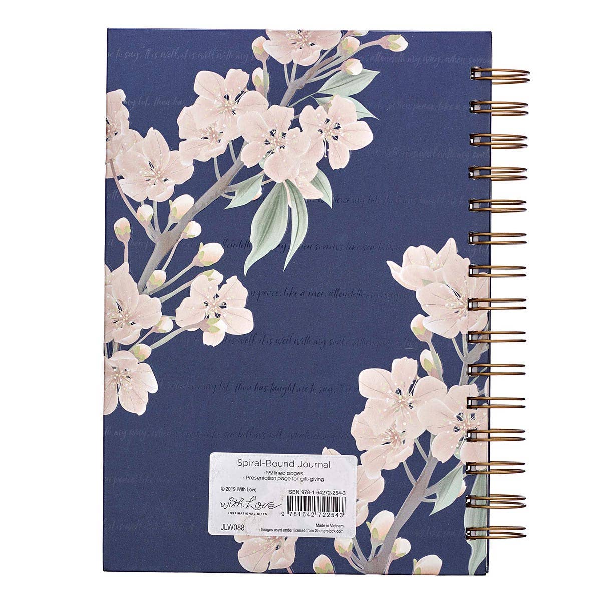 Journal Wirebound | It Is Well With My Soul