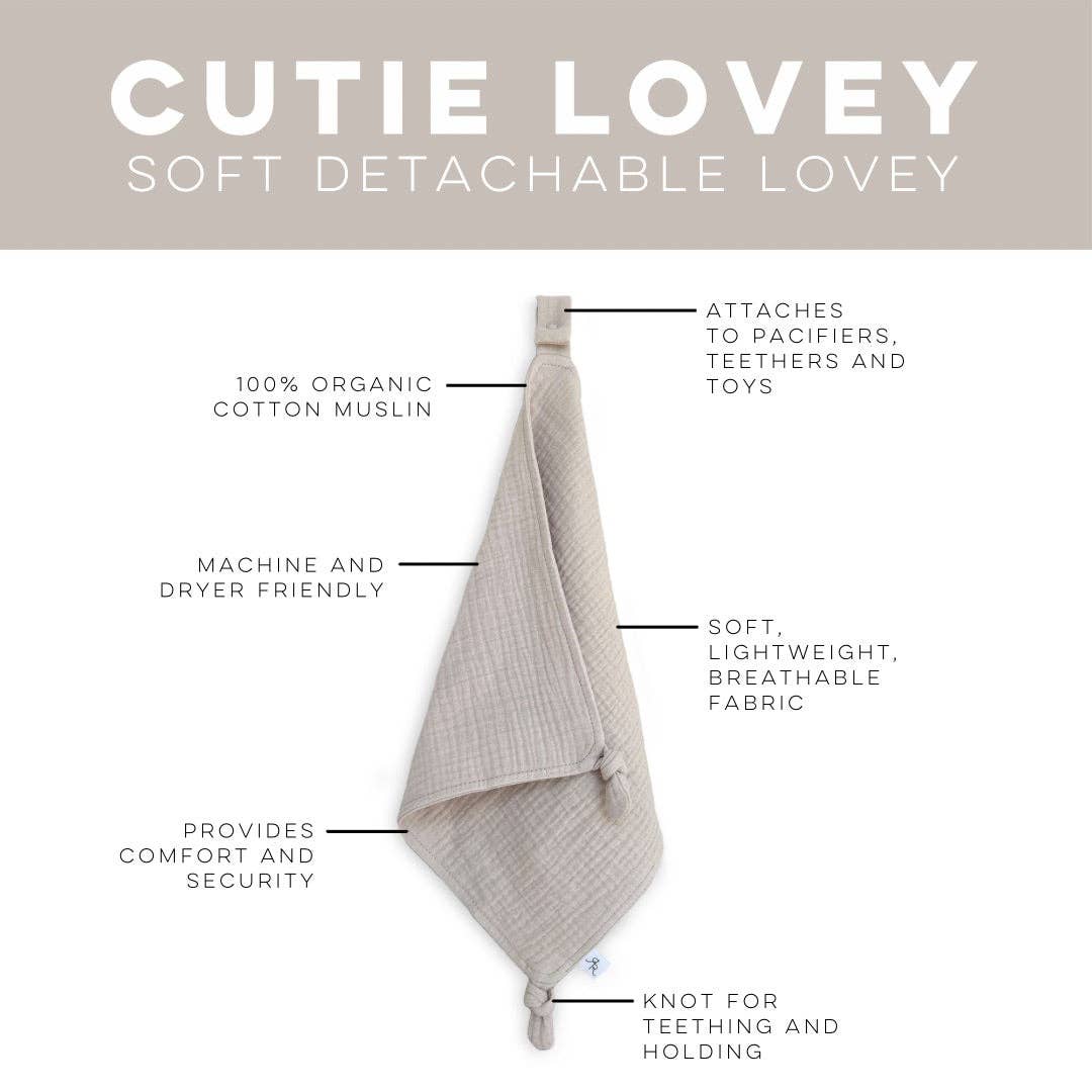 Personalized Cutie Lovey (Muslin Lovey)