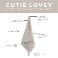 Personalized Cutie Lovey (Muslin Lovey)