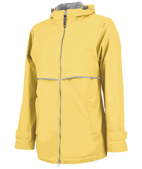 Monogrammed Ladies Rain Jacket - Buttercup