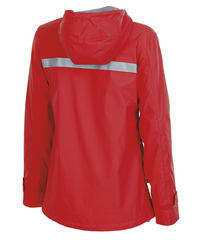 Monogrammed Ladies Rain Jacket - Red