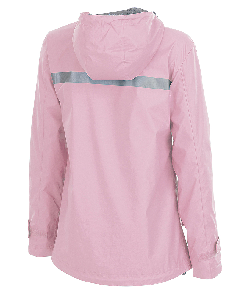 Monogrammed Ladies Rain Jacket - Pink