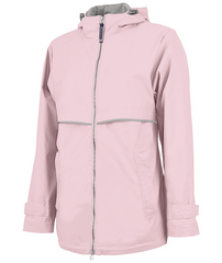 Monogrammed Ladies Rain Jacket - Pink