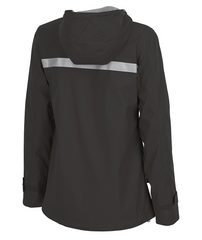Monogrammed Ladies Rain Jacket - Black