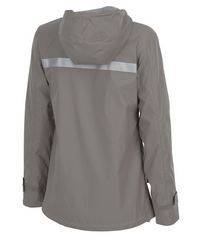 Monogrammed Ladies Rain Jacket - Gray