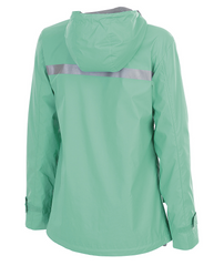 Monogrammed Ladies Rain Jacket - Mint