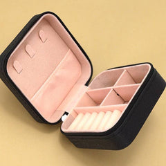 Black Travel Jewelry Organizer