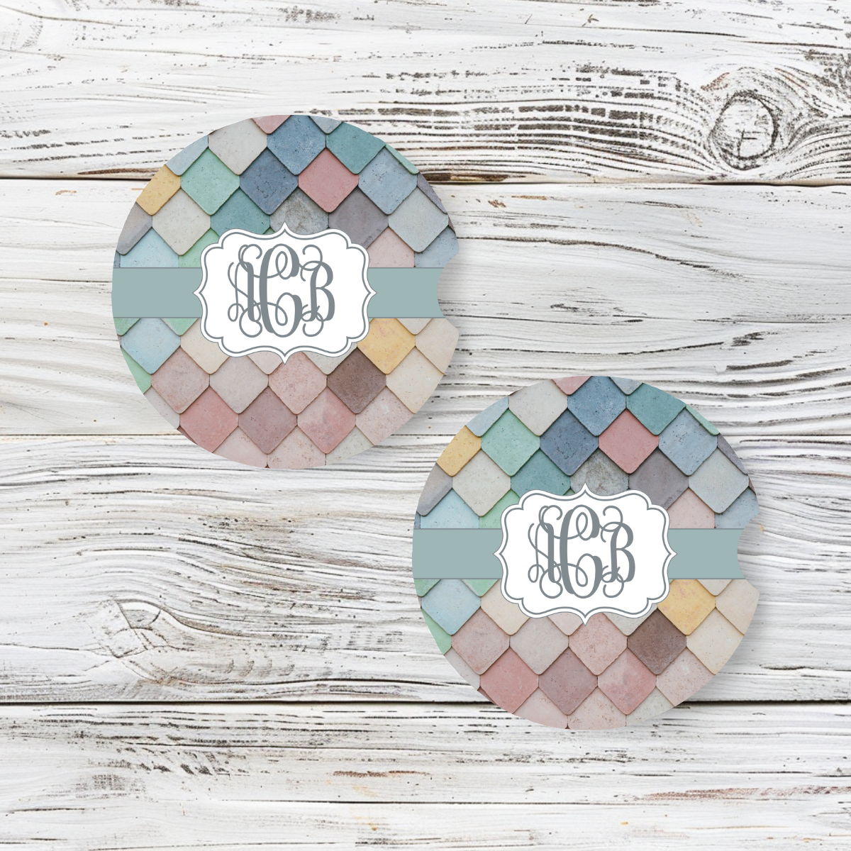 Personalized Car Coaster - Isla (Set of 2)
